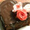 Heart Shaped Chocolate Cake