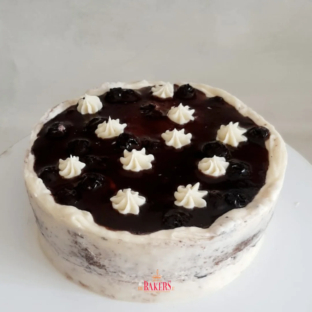 Vanilla & Blueberry Cake 1 Vanilla Blueberry Cake